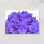 紫ラベエレガントンダーフローラアジサイQR エンクロージャーカード (裏面)