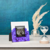 紫ラベエレガントン薄紫フローラアジサイ フォトプラーク (インサイチュ)