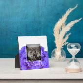 紫ラベエレガントン薄紫フローラアジサイ フォトプラーク (インサイチュ)