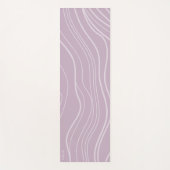 紫ラベモダンンダー波ヨガパーソナライズされたマット ヨガマット (正面)