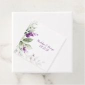 紫ラベンダープ淡い色のラン葉グ結婚ズ フェイバータグ (インサイチュ)