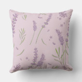 紫ラベンダー枕 クッション (裏面)