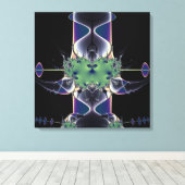 紫ランプ キャンバスプリント (インサイチュ (ウッドフロア))