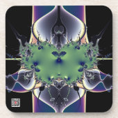 紫ランプ コースター (正面)