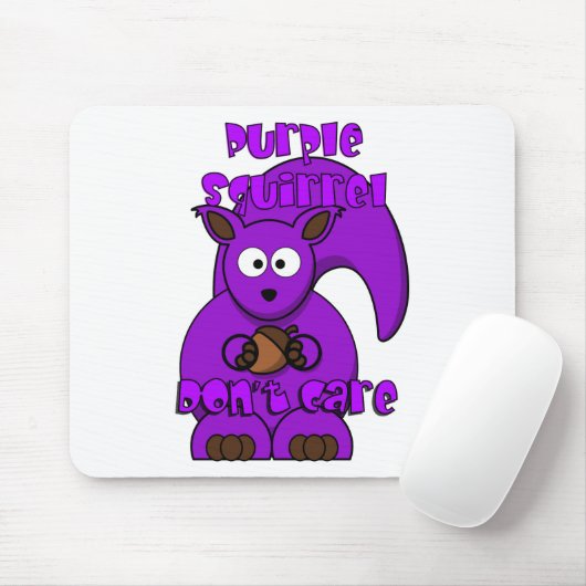紫リス気には マウスパッド (マウス)