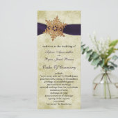 紫リボン、素朴な雪片 プログラム (スタンド正面)