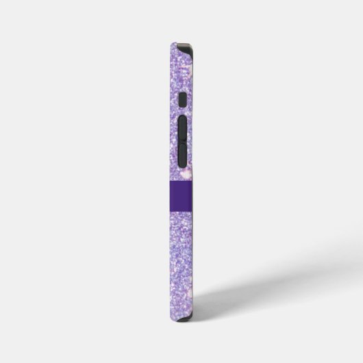 紫ルバンシルバーグリアカスタムー iPhoneケース (左側面)