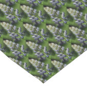 紫ルピネ花柄 ショートテーブルランナー (コーナー)