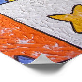 紫ロケット ポスター (角)