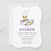 紫ワインとパンの第一聖餐式 招待状 (正面)