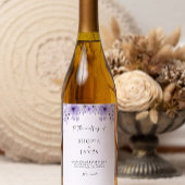 紫ワインボトルラベルテンプレート ワインラベル