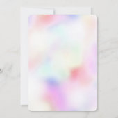 紫一角虹 招待状 (裏面)