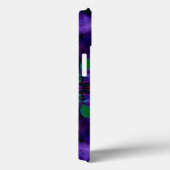 紫万華鏡のように千変万化するパターン花柄 Case-Mate iPhoneケース (裏面 / 右)