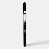 紫不気味とオレンジのハロウィンかわいらし女性 Case-Mate iPhoneケース (裏面 / 左)