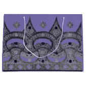 紫中国の抱き枕 ラージペーパーバッグ (正面)