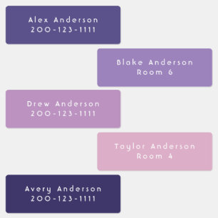 紫中防水接着剤キッズラベル ラベル