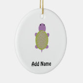 紫亀 セラミックオーナメント (右)