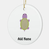 紫亀 セラミックオーナメント (左)