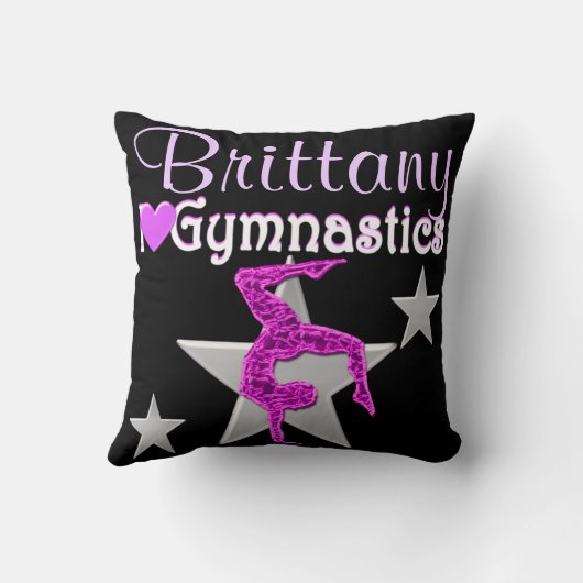 紫体かわいらし操パーソナライズされた枕 クッション (裏面)