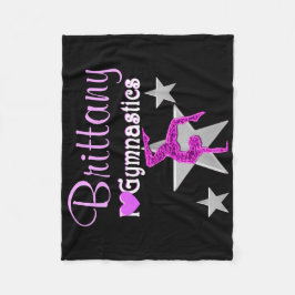 紫体かわいらし操用毛布 フリースブランケット