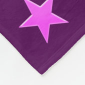 紫体パーソナライズされた操フリースブランケット フリースブランケット (角)