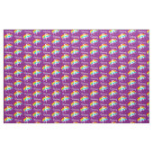 紫体パーソナライズされた操布 ファブリック (ヤード)