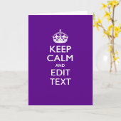 紫保の穏やかな文字 カード (黄色い花)