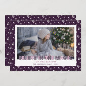 紫信じの魔法星写真 シーズンカード (正面/裏面)