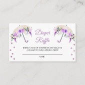 紫傘おむつレッフルエンクロージャカード エンクロージャーカード (正面)