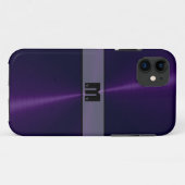 紫光沢ステンレス鋼6 Case-Mate iPhoneケース (裏面(横))