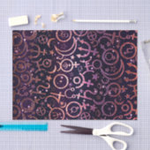 紫光輝惑星宇宙宇宙惑星 薄葉紙 (クラフト)