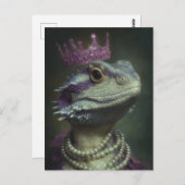 紫冠と真珠の竜 ポストカード (正面/裏面)