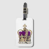 紫冠 ラゲッジタグ (正面縦)