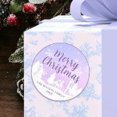 紫冬ワンダーランドメリークリスマス ラウンドシール