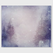 紫冬松林 ラッピングペーパー (フラット)