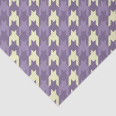 紫千鳥格子のとクリームの模様 薄葉紙 (詳細)