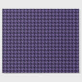 紫千鳥格子の模様 ラッピングペーパー (フラット)