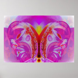 紫双生児のための床マスク剣ゲージ超現実主義者 ポスター