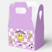 紫名門私立校風のレトロY2Kスマイル誕生日優先ボックス フェイバーボックス (オープン)