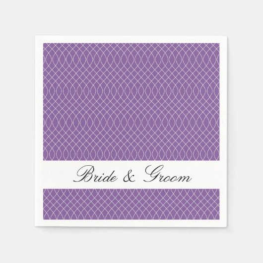 紫名門私立校風の緩和曲線 スタンダードカクテルナプキン (正面)