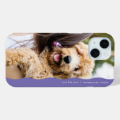 紫名門私立校風の1枚の写真の波端 Case-Mate iPhoneケース (裏面 (横))