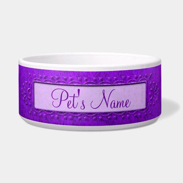 紫土ファンシー器 ボウル (正面)