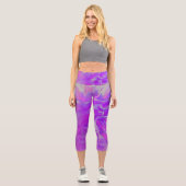 紫外エレガント装飾花 カプリレギンス (正面)