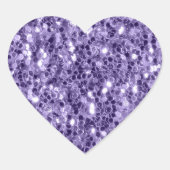 紫外グリッター ハートシール (正面)