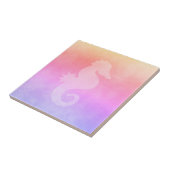 紫外ピーチ紫ゴールデングラディエントの海馬 タイル (側面)