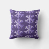 紫外柔らかい雪片パターン クッション (裏面)