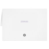 紫外水彩画の花柄のサンキューカード (裏面横)