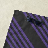 紫外線と木炭5型ストライプ柄 ビーチタオル (インサイチュ)