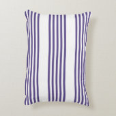 紫外線と白の5つのストライプパターン アクセントクッション (裏面(縦))