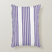 紫外線と白の5つのストライプパターン アクセントクッション (正面(垂直))